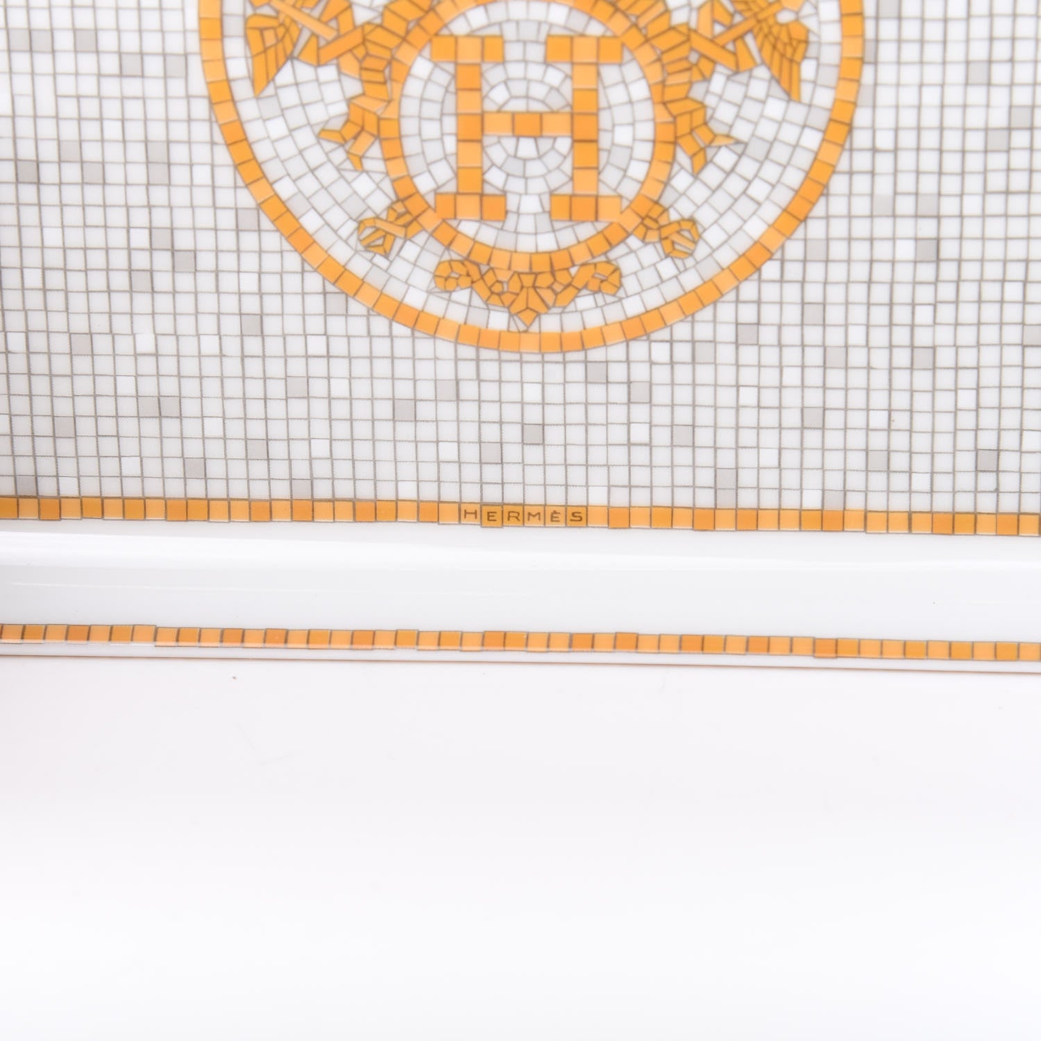 Hermes Porcelain Mosaique au 24 Sushi Plate 5 of 6
