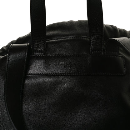 Saint Laurent Lambskin Drawstring Backpack Black 5 of 14