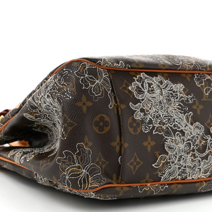 Louis Vuitton Monogram Dentelle Batignolles Horizontal Silver 9 of 10