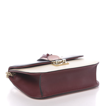 Valentino Garavani Vitello Small Glam Lock Rockstud Flap Light Ivory Water Rose Marine Rubin 4 of 13