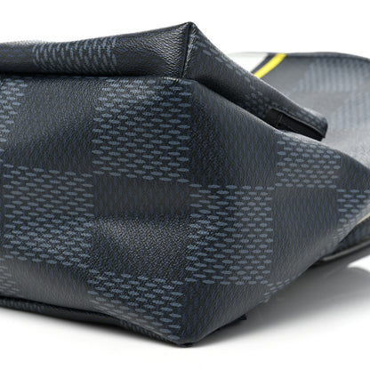 Louis Vuitton Damier Cobalt Latitude America's Cup Apollo Backpack Yellow 9 of 9