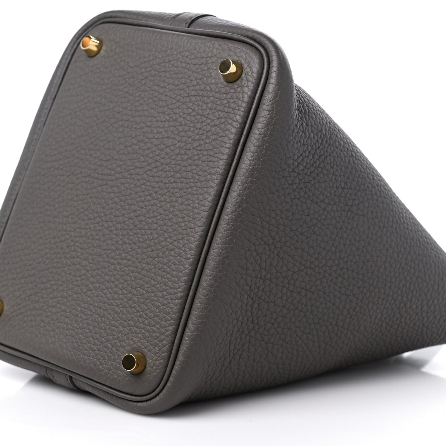 Taurillon Clemence Picotin Lock 18 PM Etain