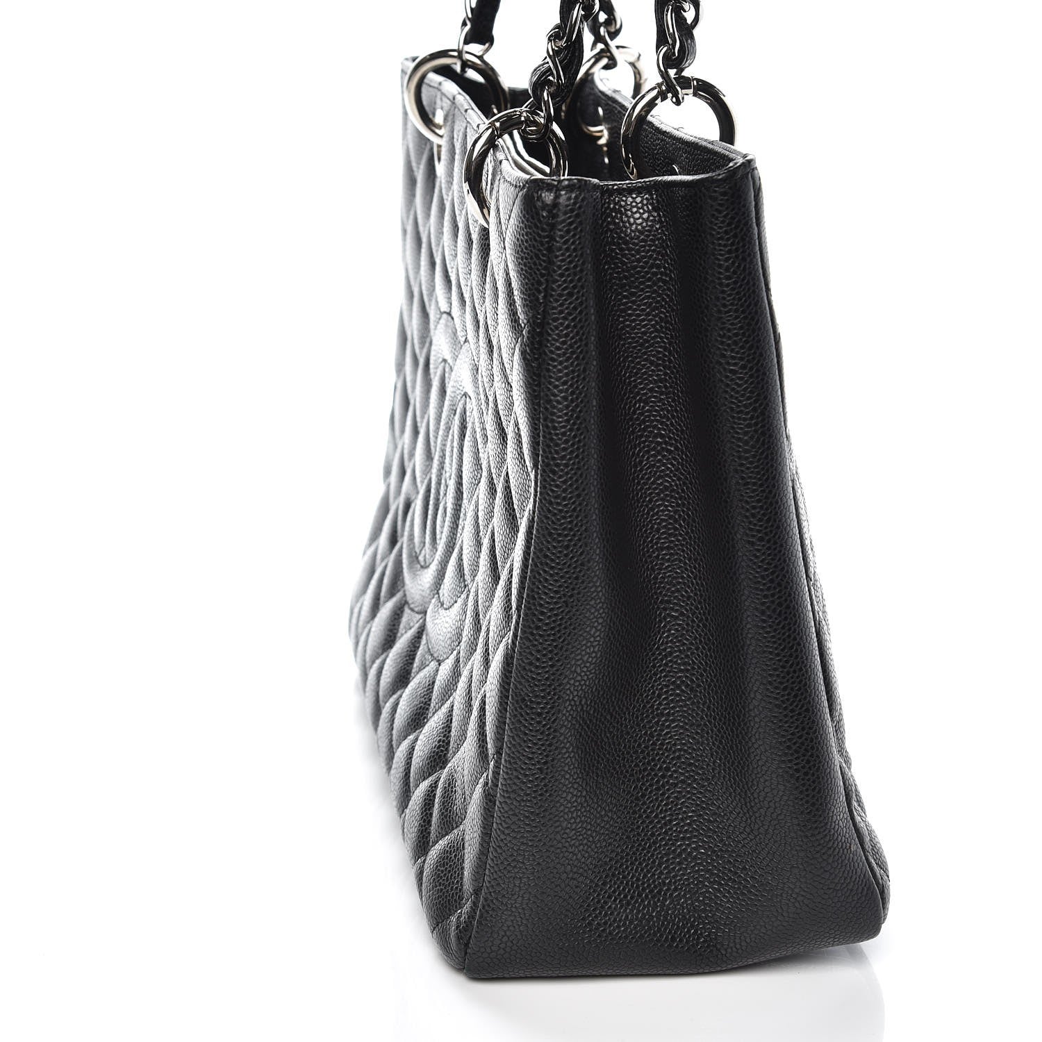 Chanel Caviar Quilted Grand Shopping Tote GST Black 9 of 9