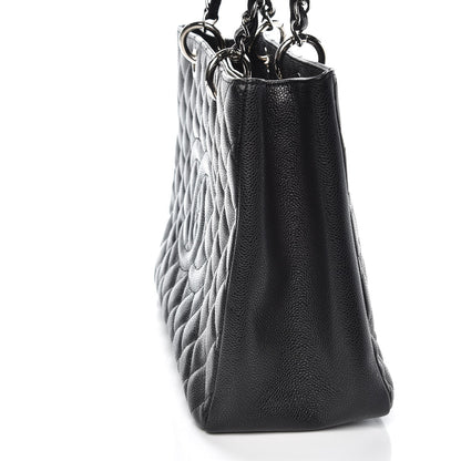 Chanel Caviar Quilted Grand Shopping Tote GST Black 9 of 9