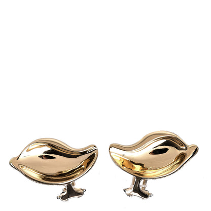Tiffany 18K Yellow Gold Elsa Peretti Calla Lily Clip-On Earrings 1 of 4
