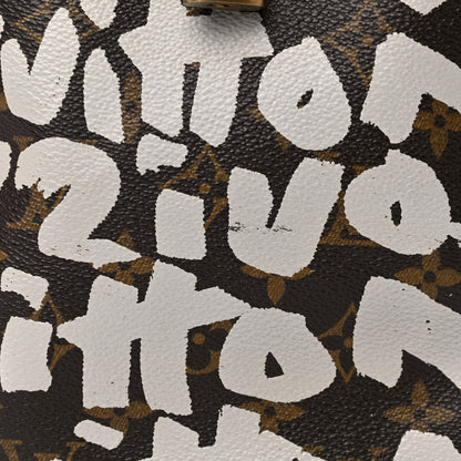 Louis Vuitton Monogram Graffiti Speedy 30 Silver 22 of 29
