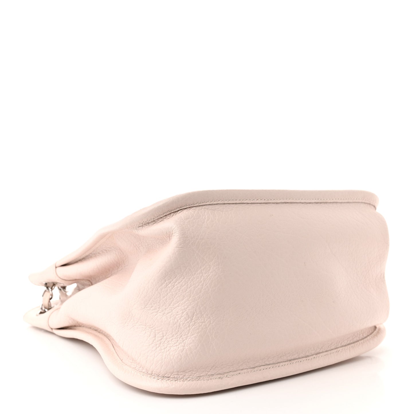 Calfskin Mademoiselle Shoulder Bag Light Pink