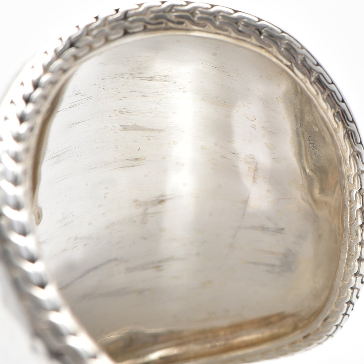 Sterling Silver Palu Kapal Wide Bypass Cuff