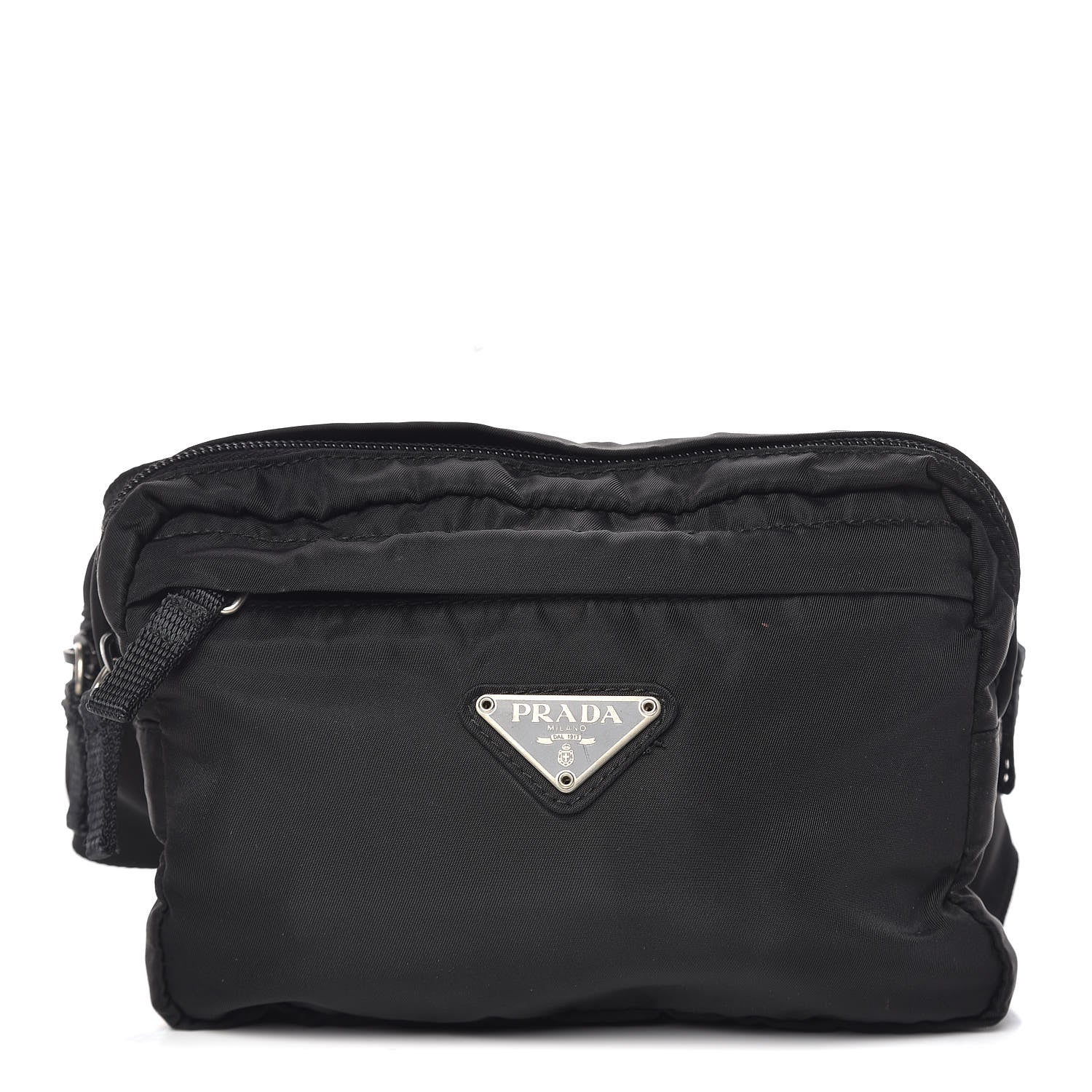 Prada Tessuto Nylon Belt Bag Black 1 of 8