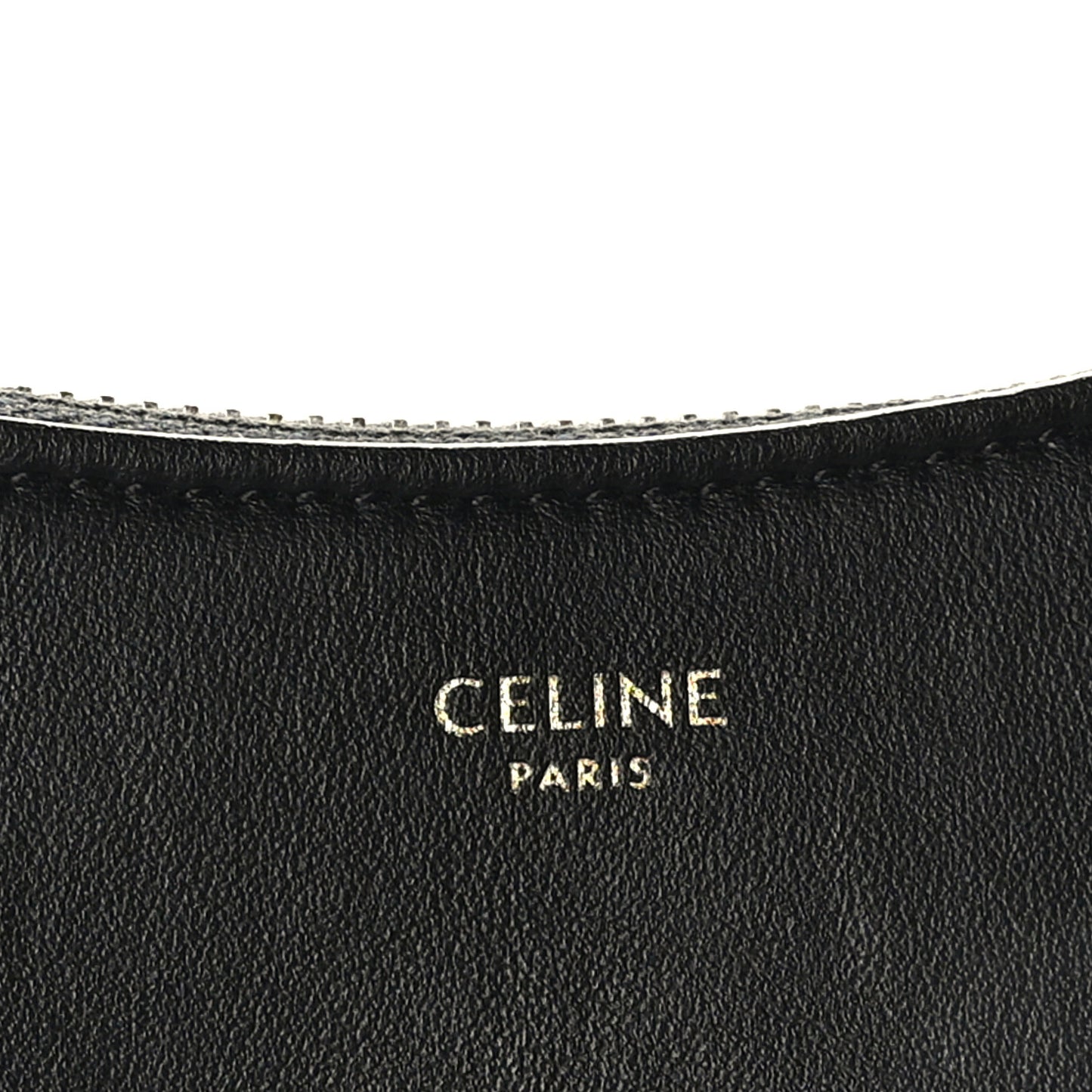 Smooth Calfskin Medium Strap Ava Shoulder Bag Black