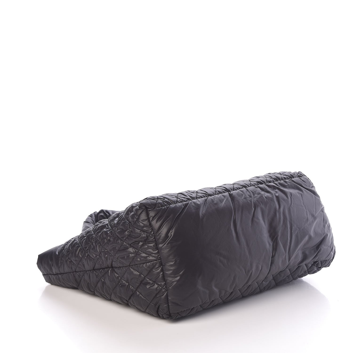Chanel Nylon Quilted Large Coco Cocoon Tote Black 4 of 9