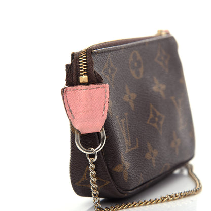 Louis Vuitton Monogram Illustre Mini Pochette Accessories Rose 7 of 11
