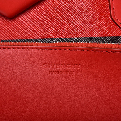 Givenchy Textured Coated Canvas Bambi Print Large Antigona Tote Red 9 of 9