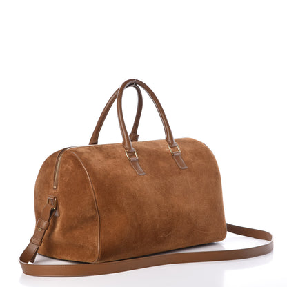 Saint Laurent Suede Calfskin Classic Duffle 12 Light Ocre 4 of 8