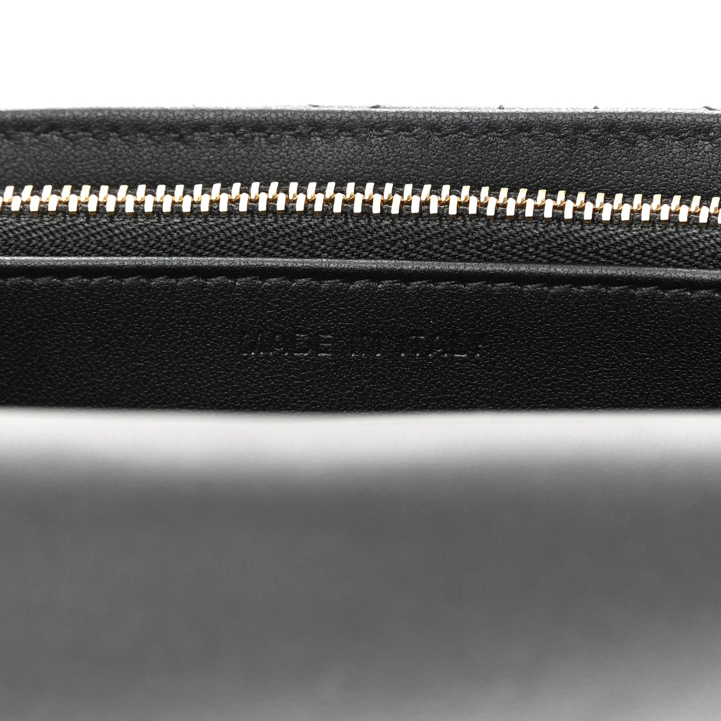 Lambskin Cannage Miss Dior Chain Pouch Black