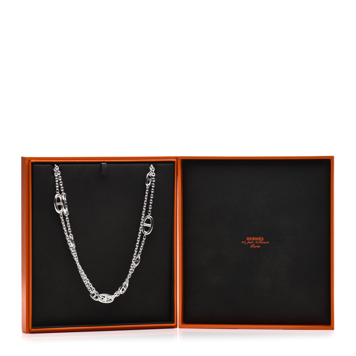 Hermes Sterling Silver Farandole Necklace 120 5 of 5