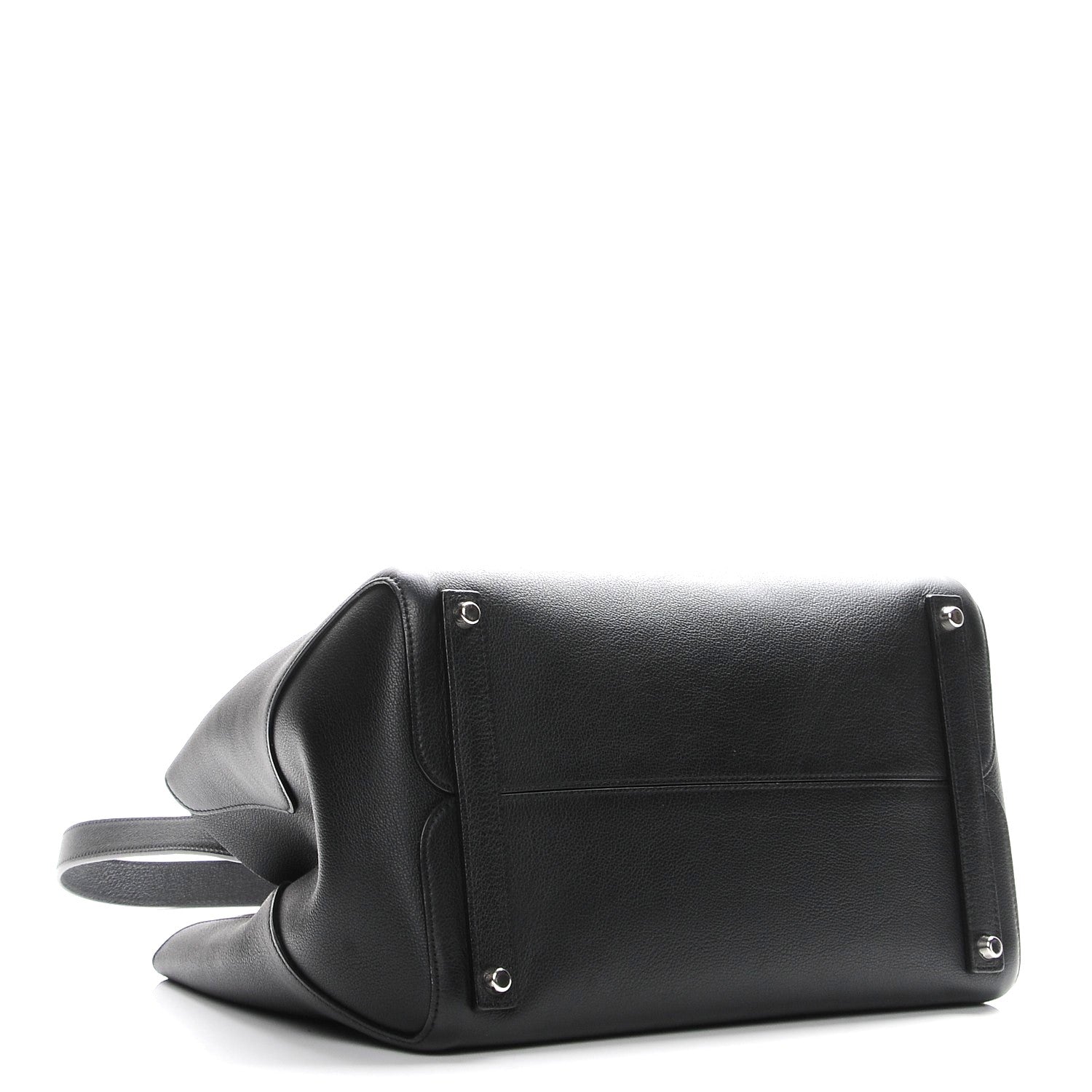 Christian Dior Supple Grained Calfskin Large Open Bar Tote Black 5 of 8