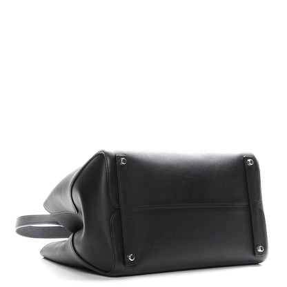 Christian Dior Supple Grained Calfskin Large Open Bar Tote Black 5 of 8