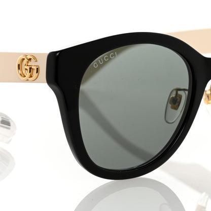Gucci Acetate Square Frame Sunglasses GG1000SK Black White 8 of 9