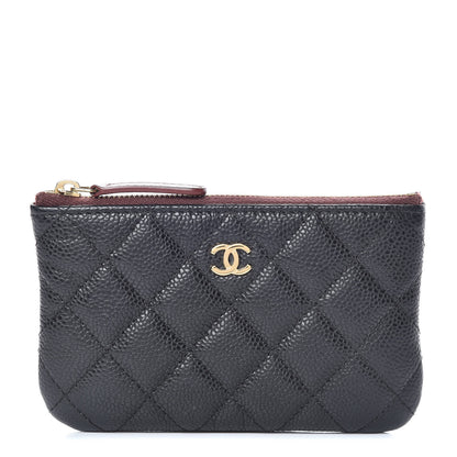 Chanel Caviar Quilted Small Cosmetic Case Black 1 of 7