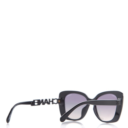 Chanel Acetate Strass Square Sunglasses 5422 Black 3 of 8