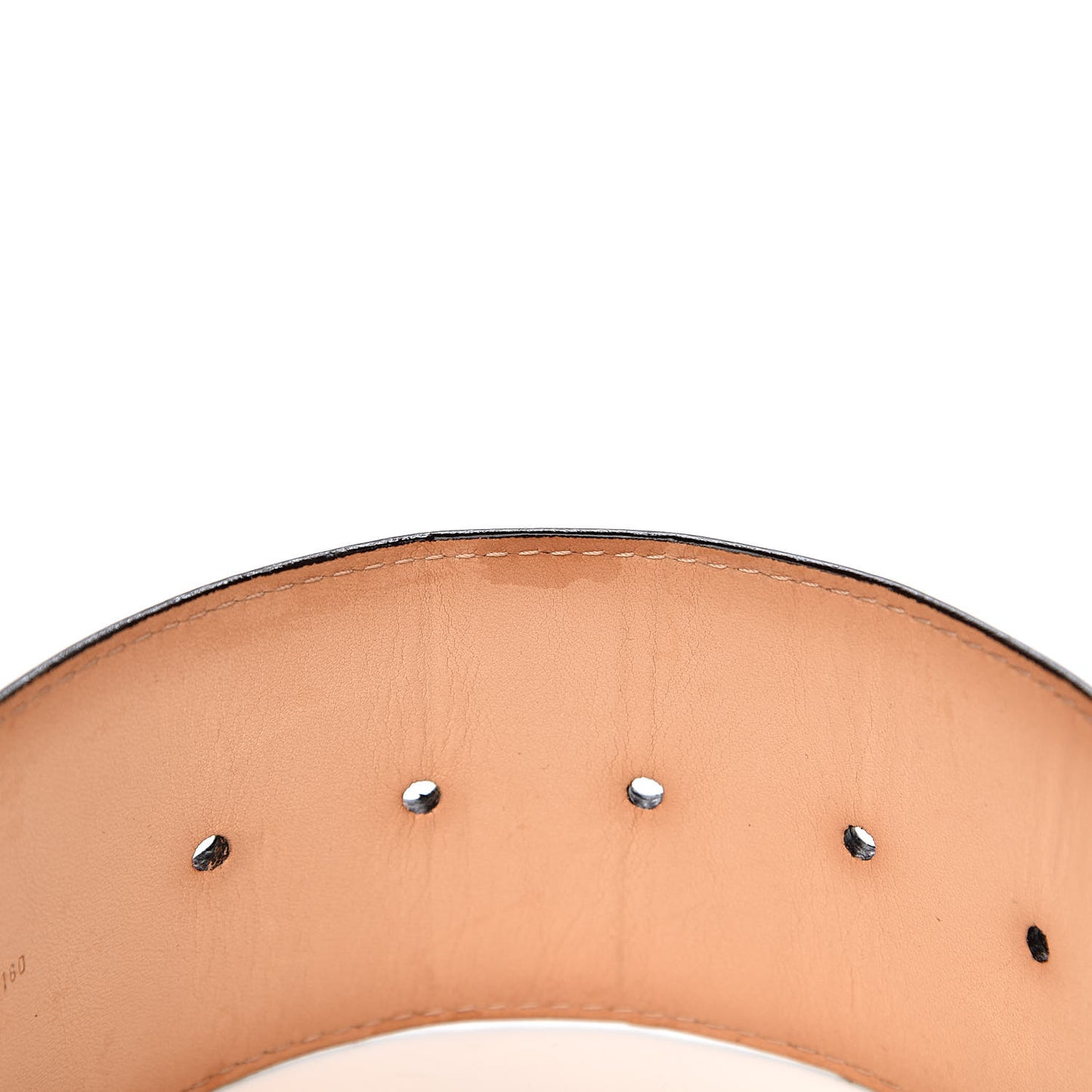 Patent LV Initiales Belt 75 30 Amarante