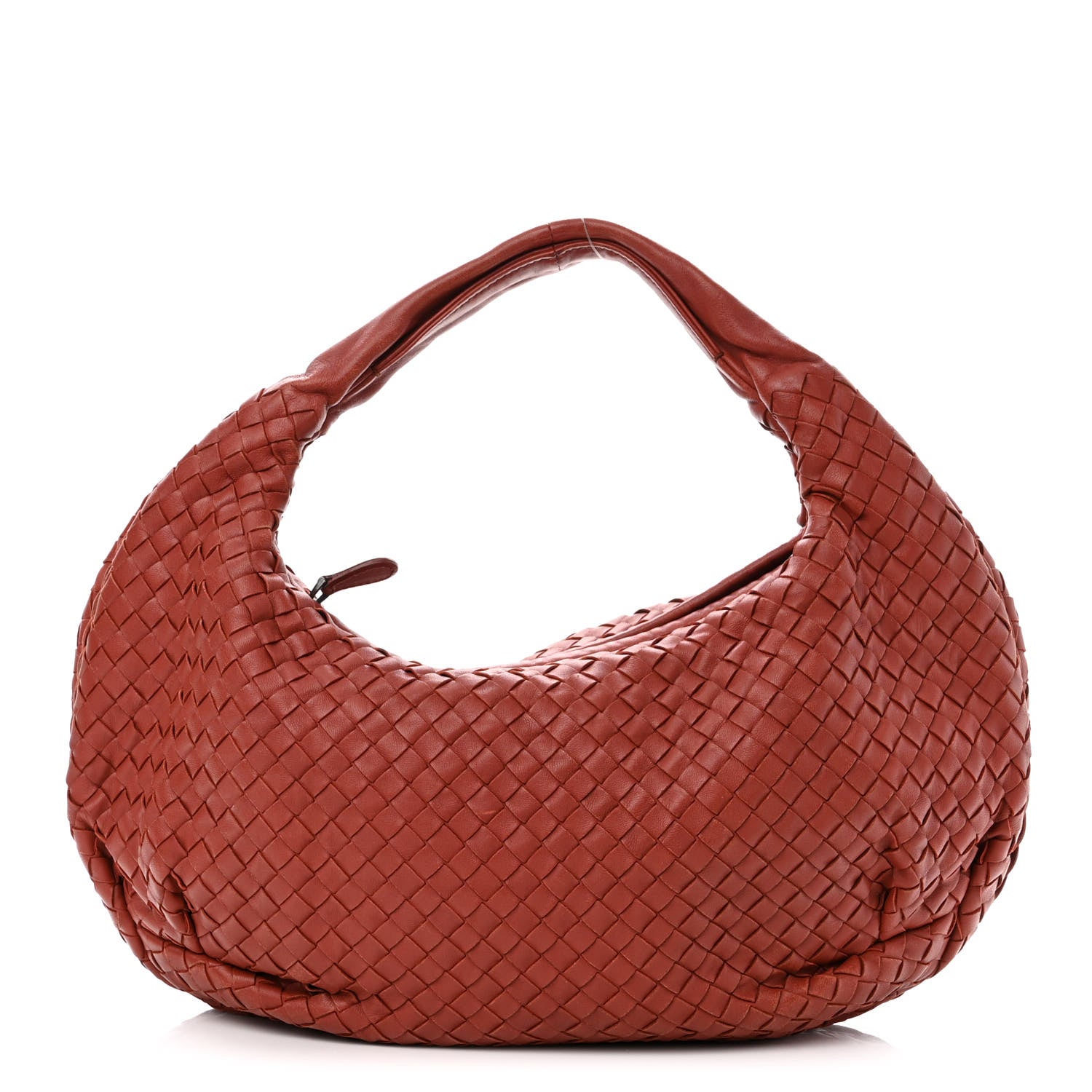 Bottega Veneta Nappa Intrecciato Medium Belly Veneta Hobo Rust 1 of 10