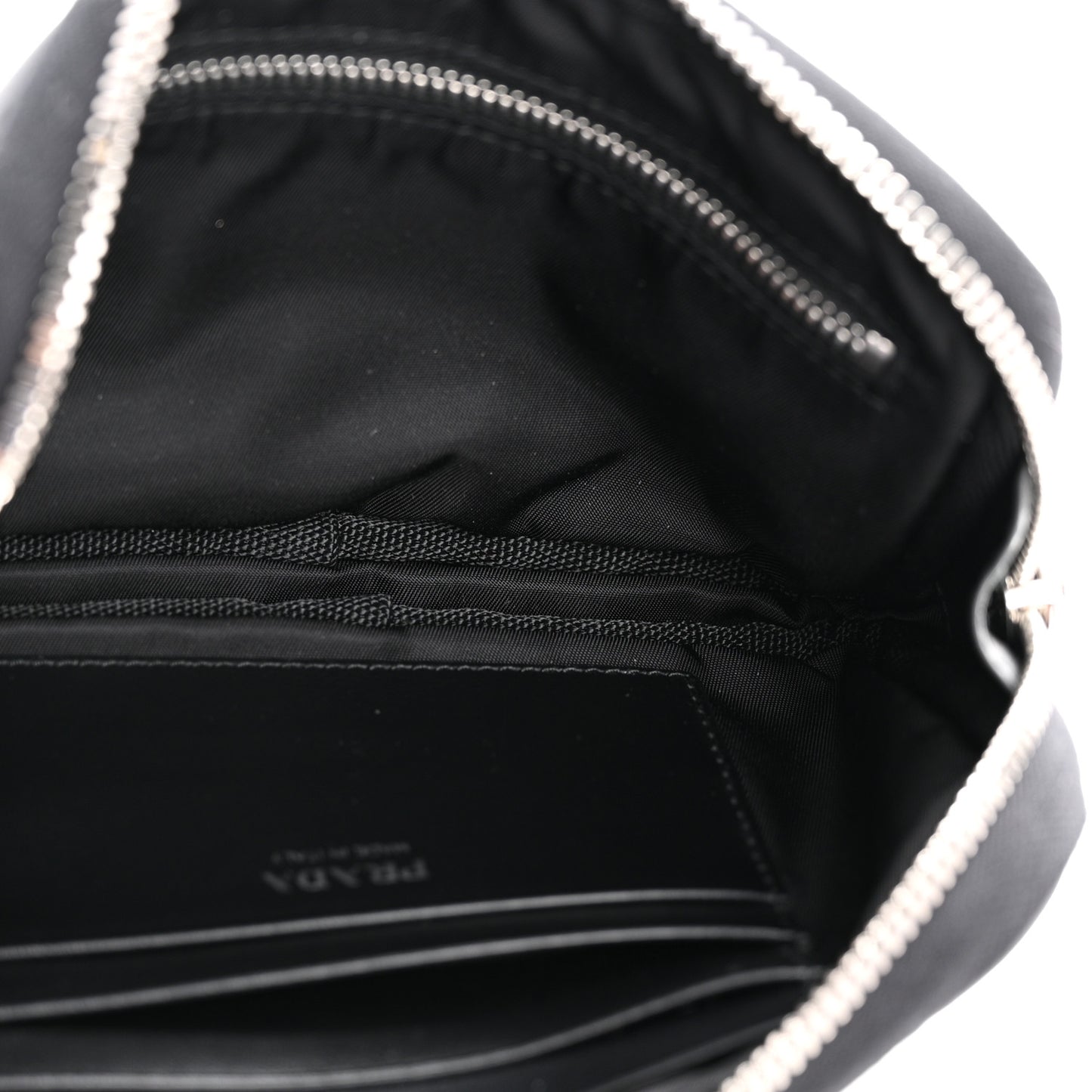 Nylon Vela Cosmetic Pouch Black