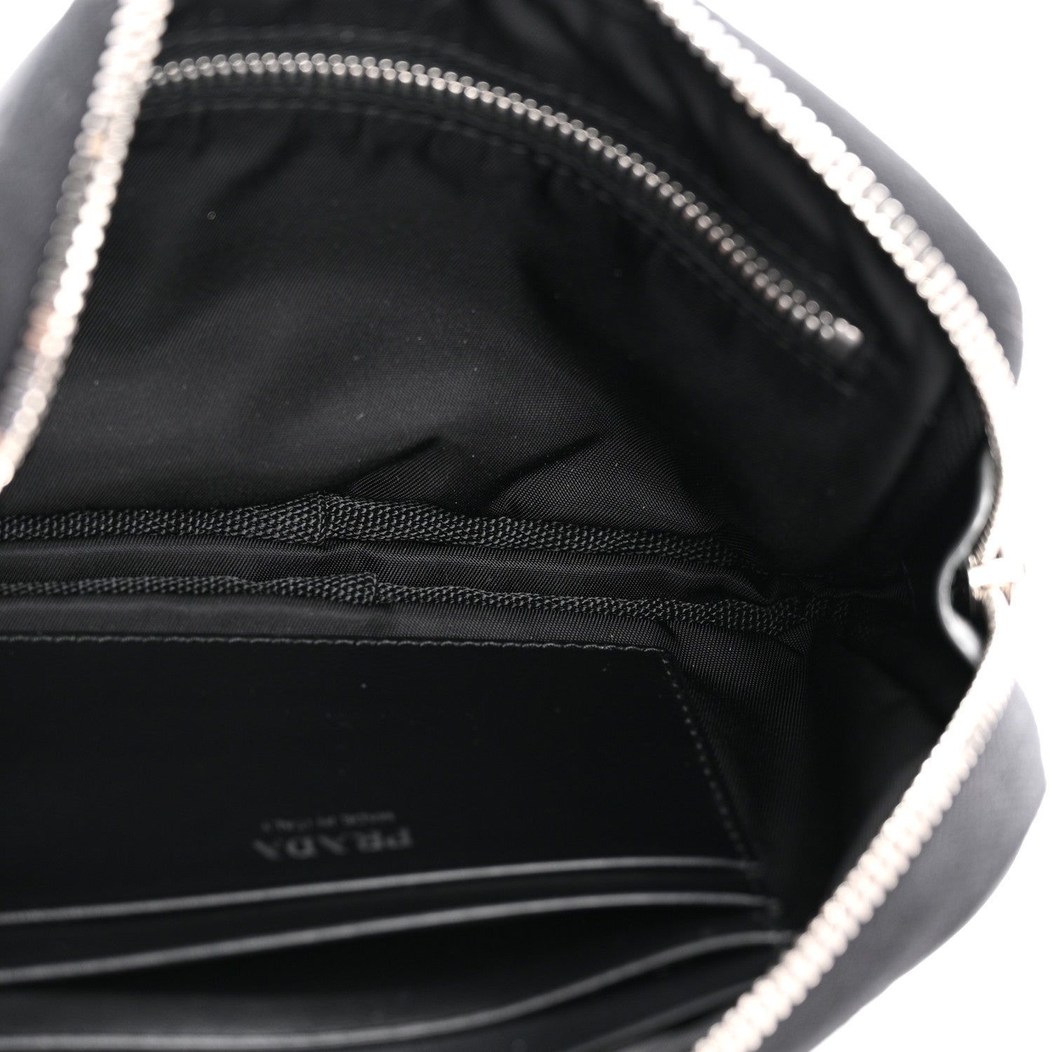 Prada Nylon Vela Cosmetic Pouch Black 5 of 9