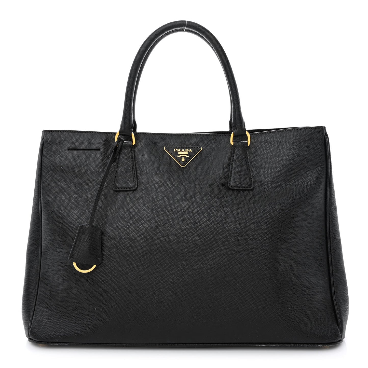 Saffiano Lux Large Tote Black