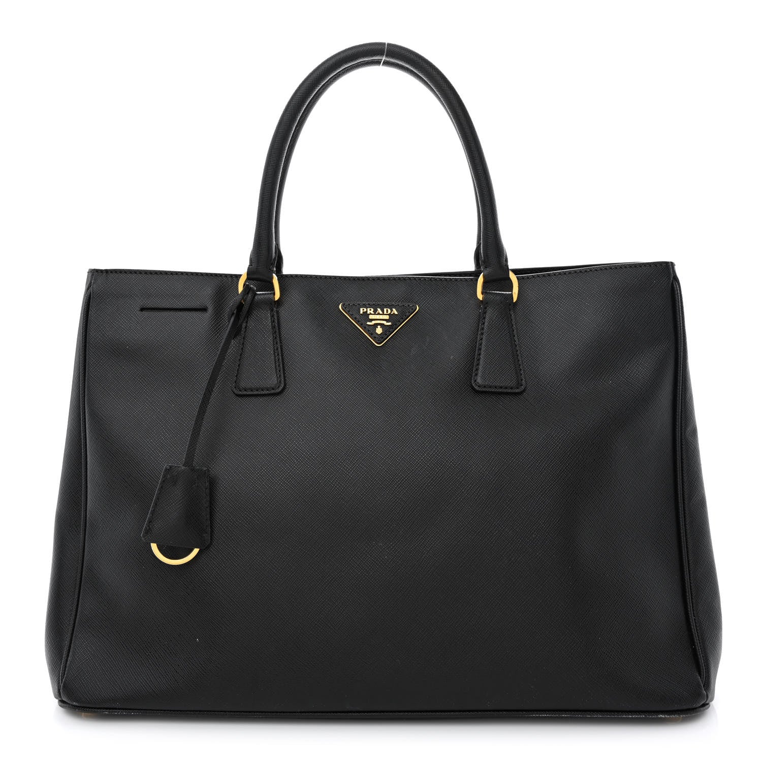 Prada Saffiano Lux Large Tote Black 1 of 14