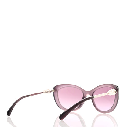 Chanel Polarized Cat Eye Pearl Sunglasses 5340-H Pink 4 of 7
