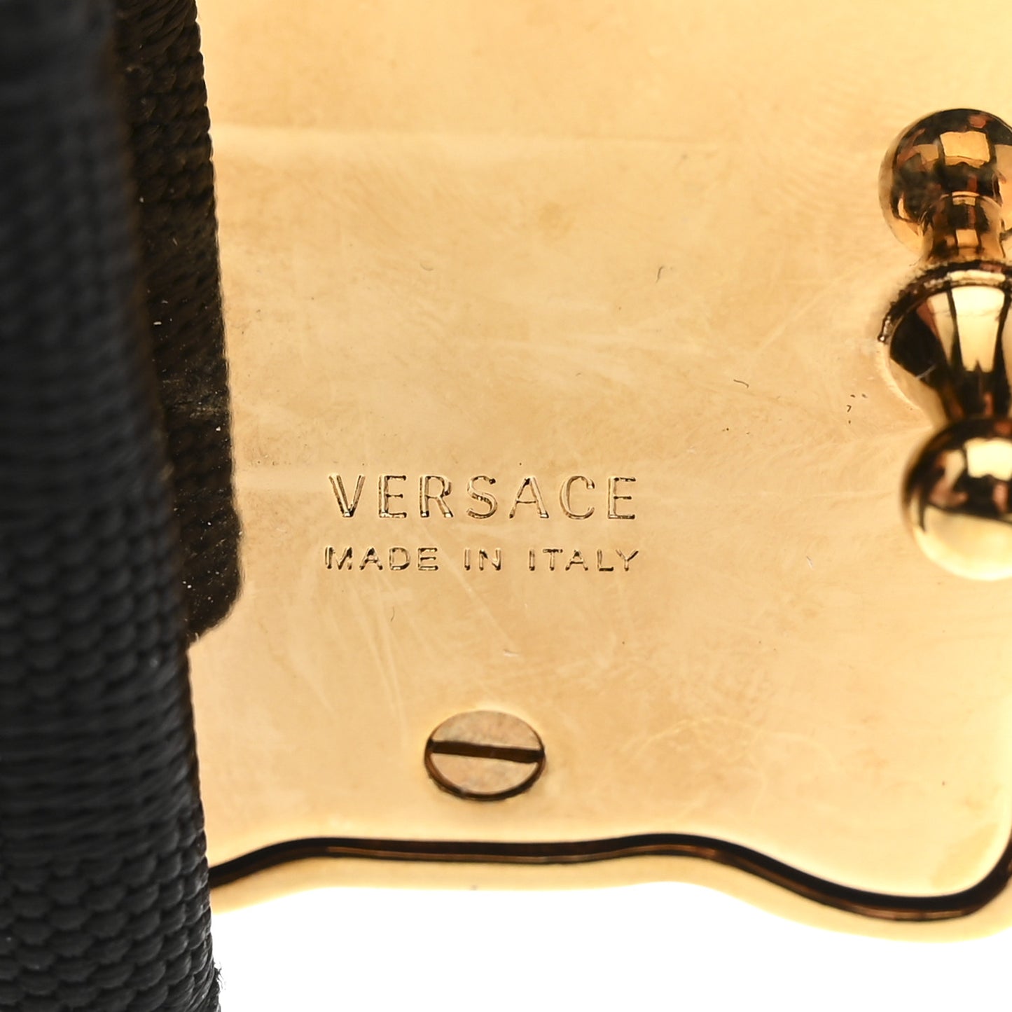 Calfskin Canvas La Medusa Belt 95 38 Black