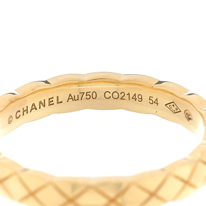Chanel 18K Yellow Gold Mini Coco Crush Ring 54 6.75 4 of 4