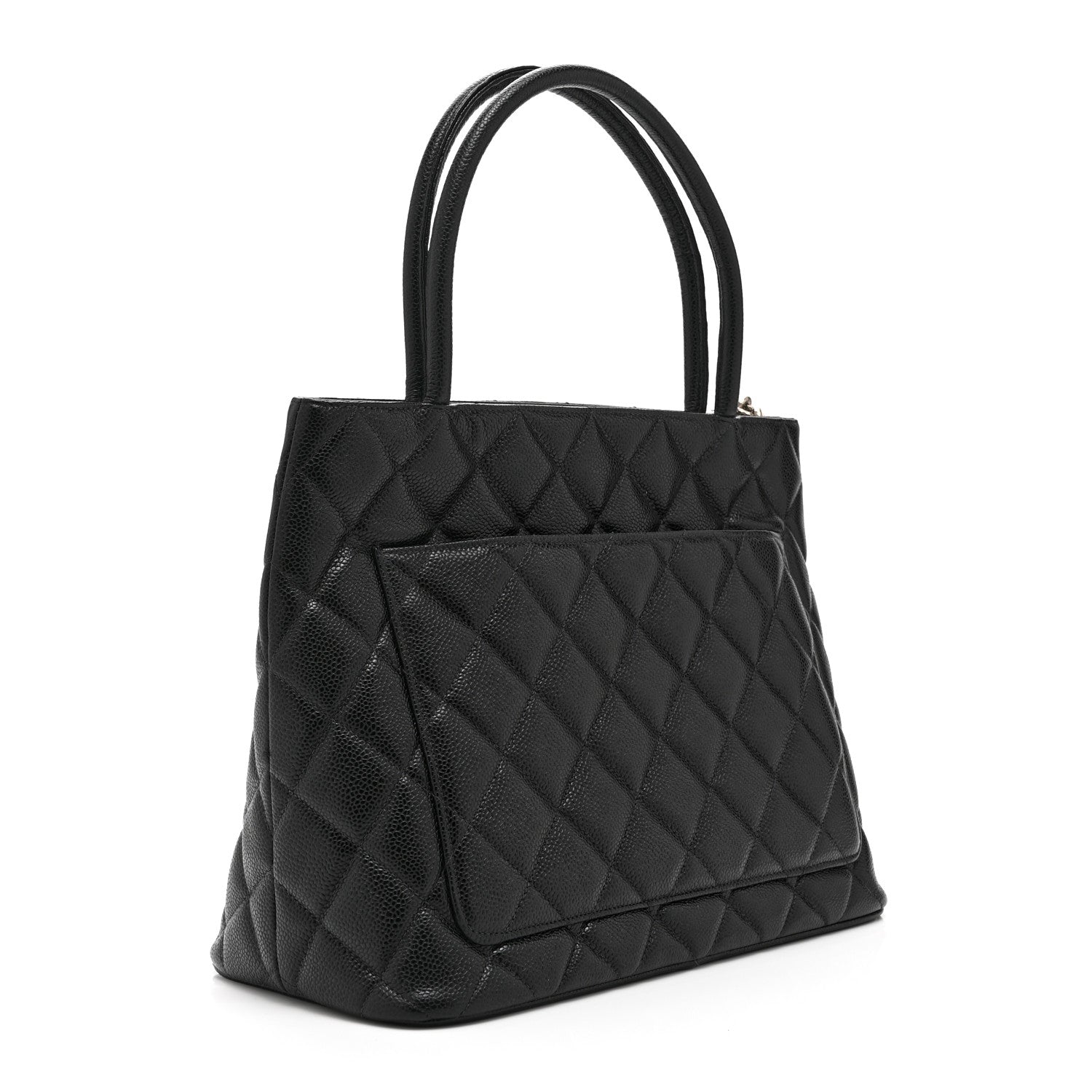 Chanel Caviar Quilted Medallion Tote Black 3 of 10