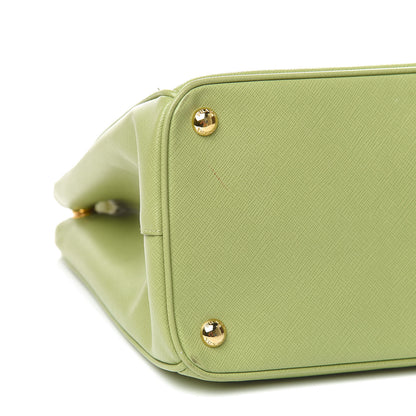 Prada Saffiano Medium Double Zip Galleria Tote Prato 8 of 12