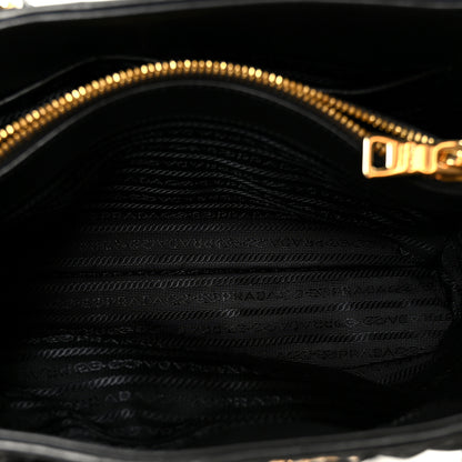 Prada Tessuto Nylon Gaufre Small Tote Black 6 of 11