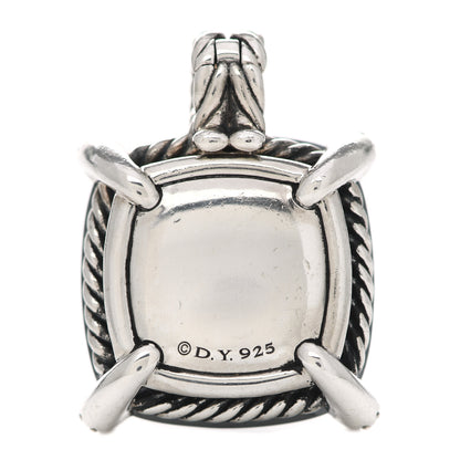 David Yurman Sterling Silver Diamond Hematine 20mm Chatelaine Pendant 3 of 3