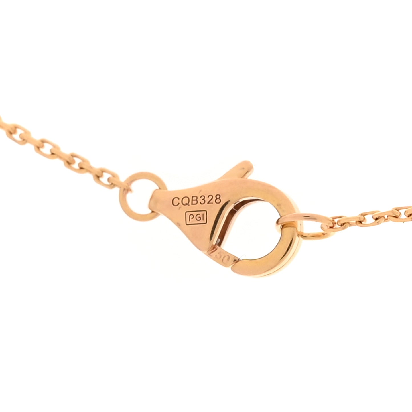 18K Pink Gold Diamond Carnelian XS Amulette de Cartier Pendant Necklace