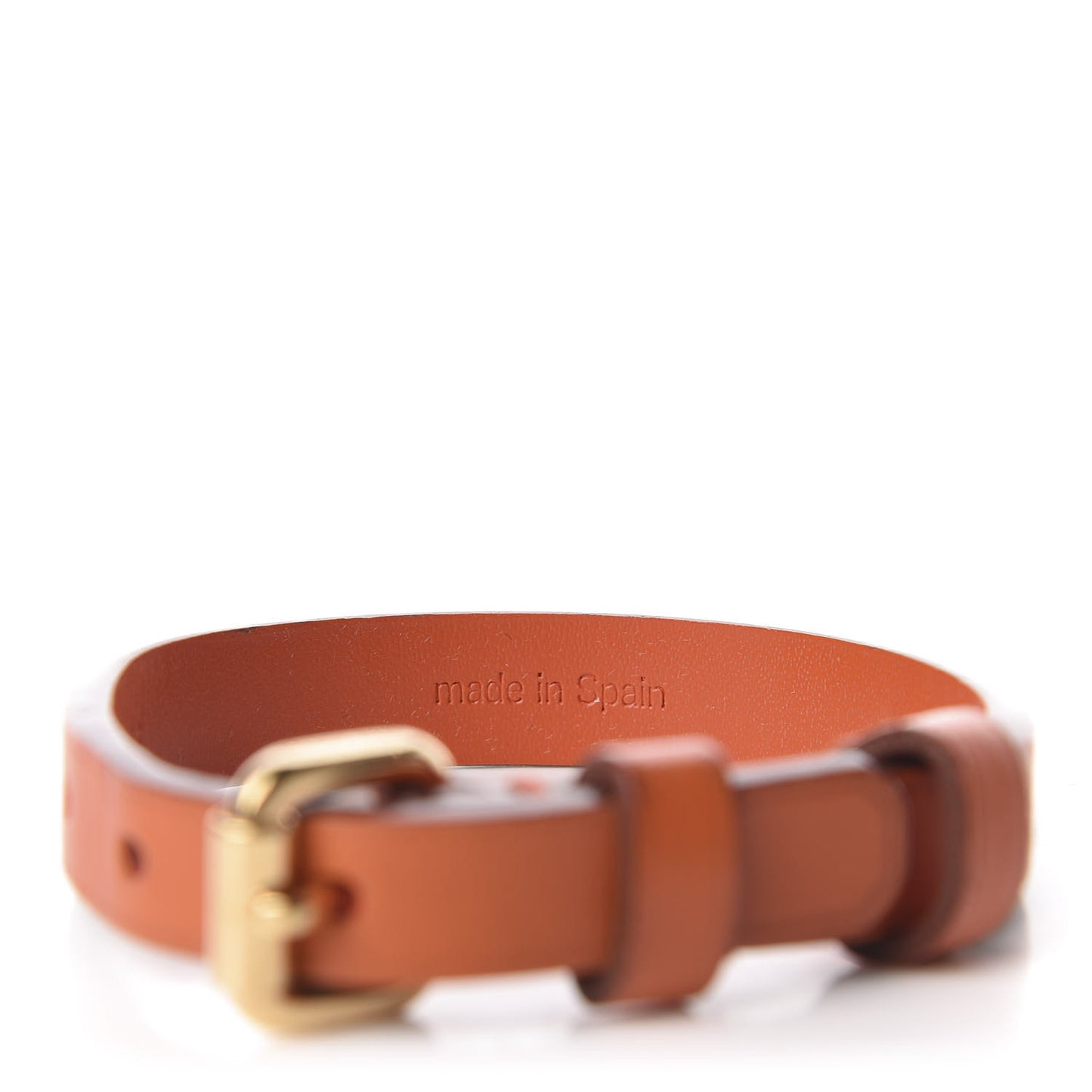 Calfskin Stamp It Bracelet 17 Piment