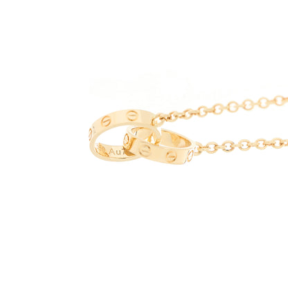 Cartier 18K Yellow Gold Interlocking LOVE Necklace 6 of 9