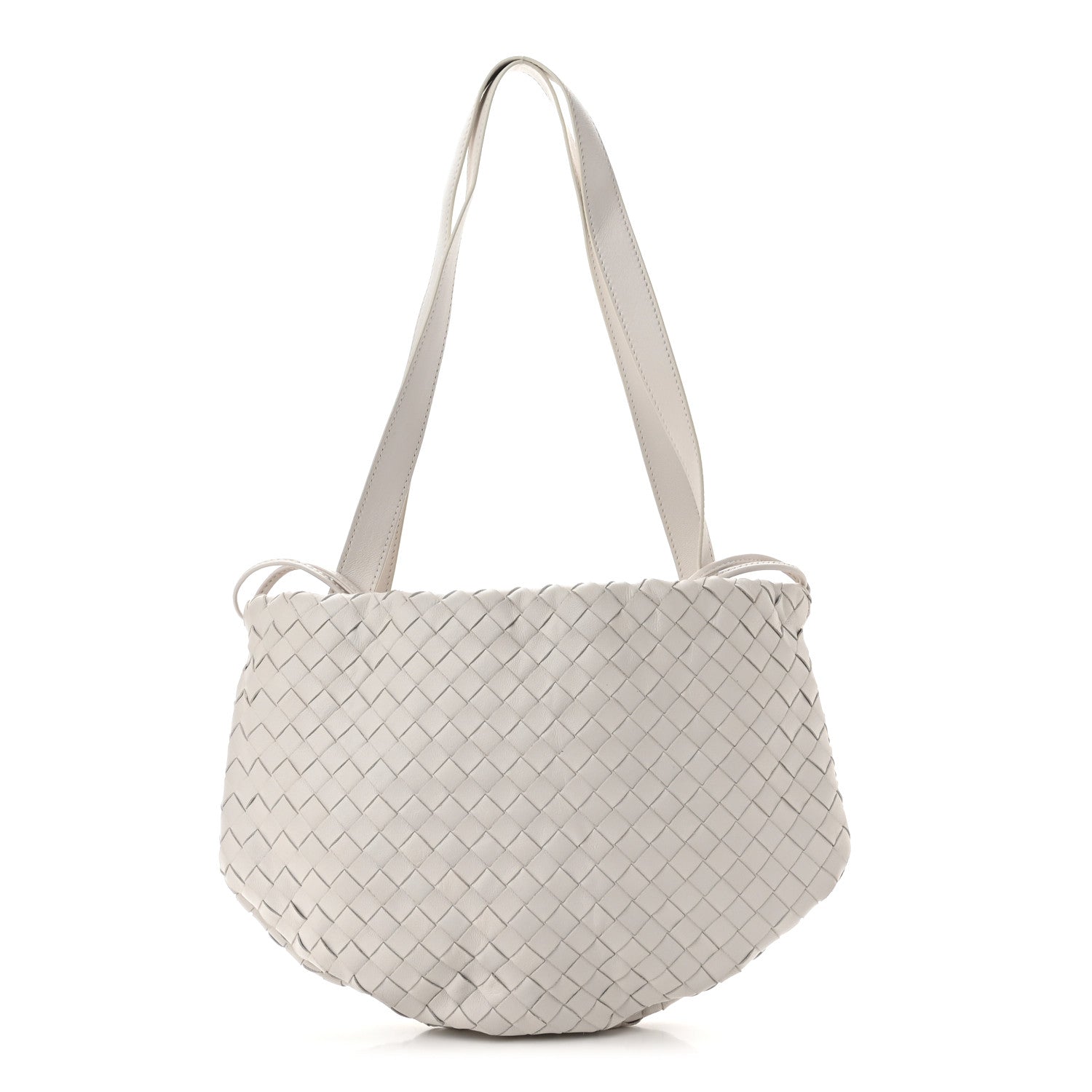 Bottega Veneta Nappa Intrecciato Small Bulb White 1 of 10