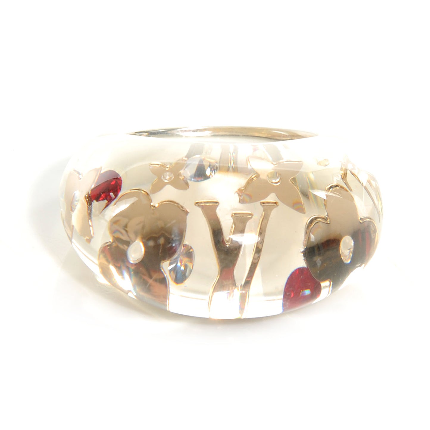 Inclusion Ring Transparent 6.5