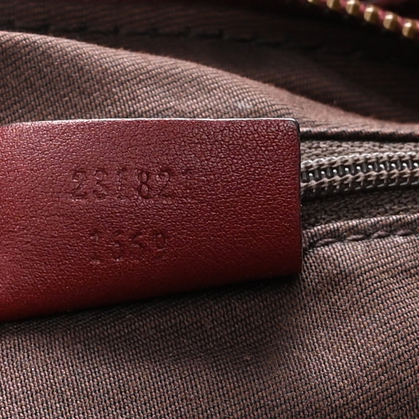 Guccissima Medium Horsebit Chain Hobo Red