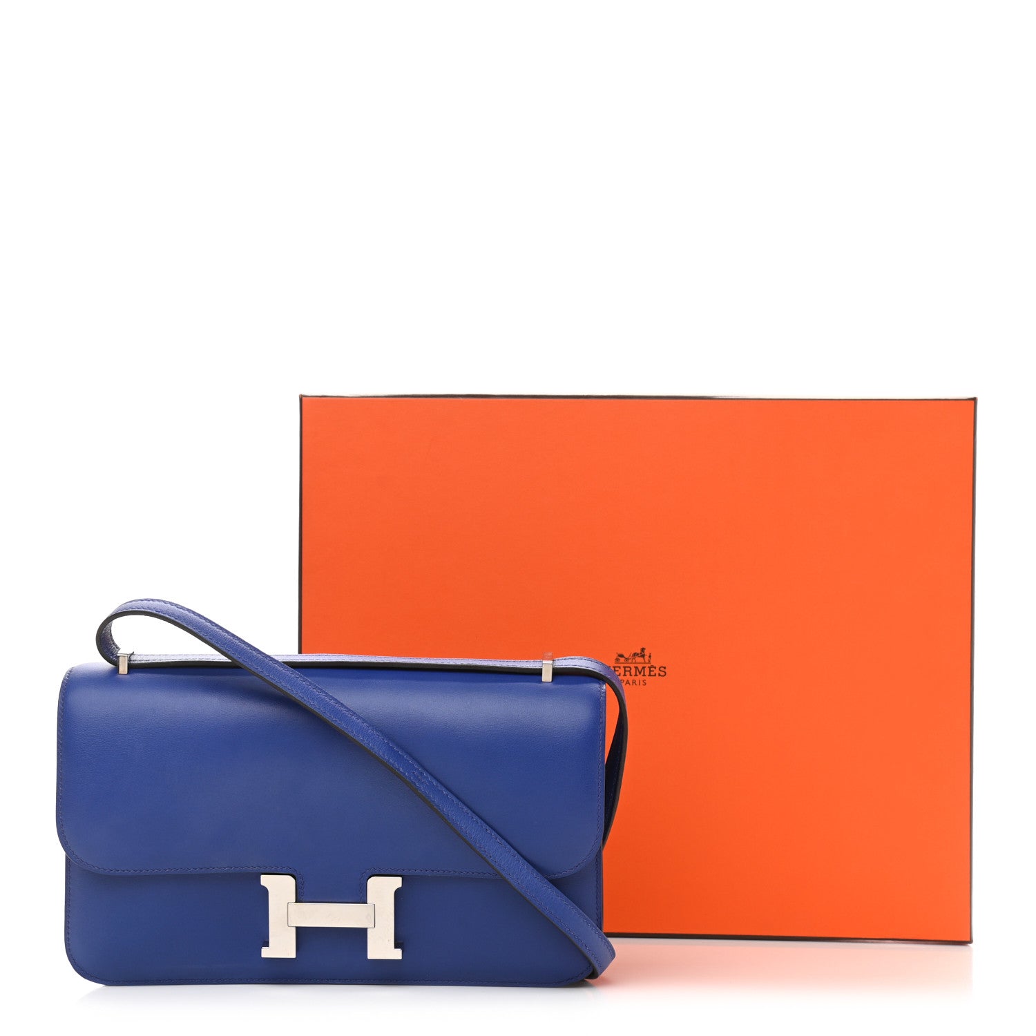 Hermes Swift Constance Elan 25 Bleu Electrique 11 of 11