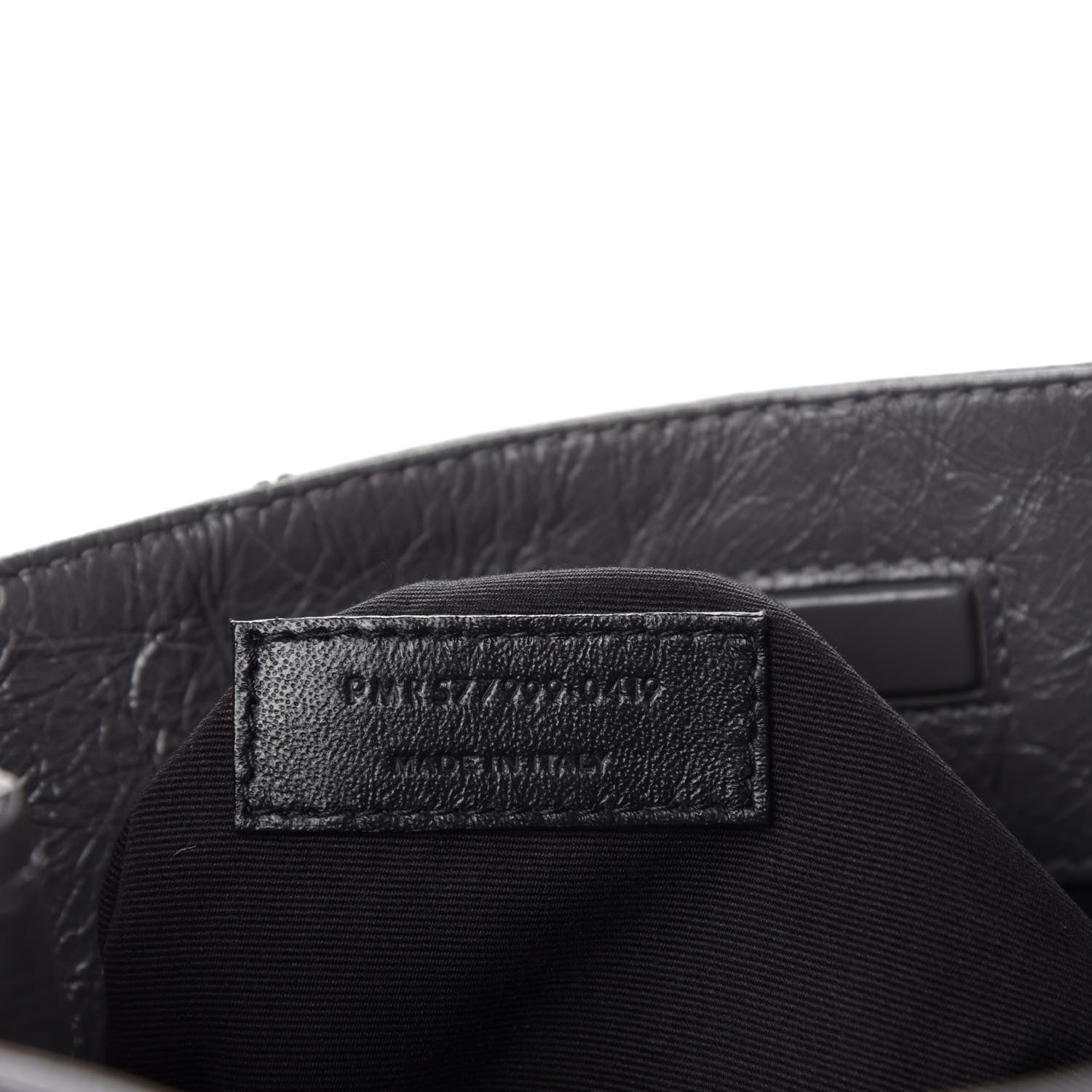 Saint Laurent Crinkled Calfskin Matelasse Monogram Medium Niki Shopper Tote Smog 9 of 10