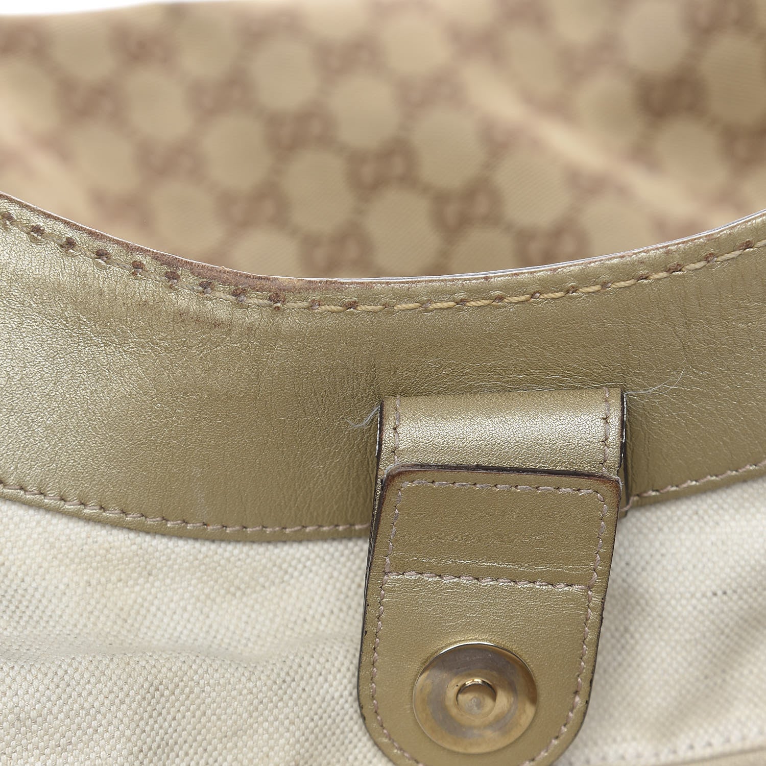 Gucci Monogram Large Sukey Tote Champagne 11 of 20