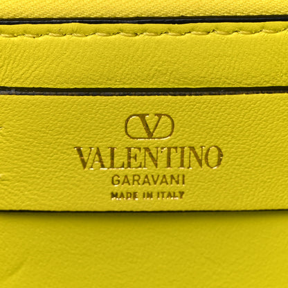 Valentino Garavani Snakeskin Embossed Mini VSling Top Handle Bag Yellow 6 of 13