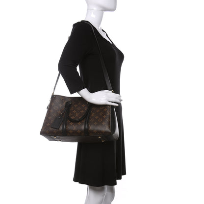 Louis Vuitton Monogram Soufflot MM Black 2 of 10