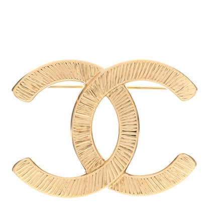 Chanel Metal CC Brooch Gold 1 of 5